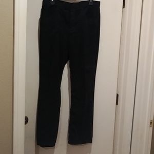 Black corduroy pants